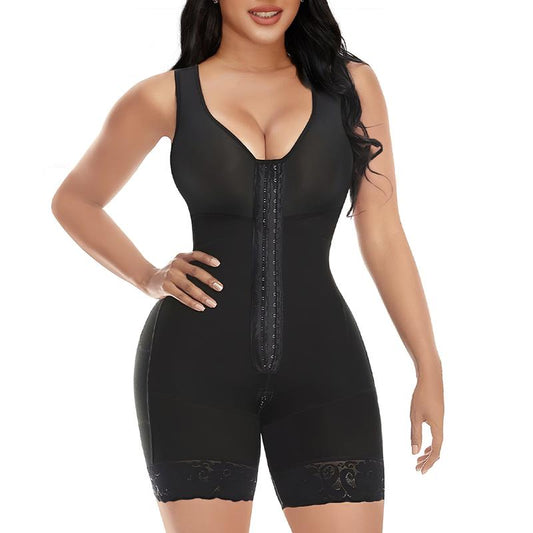 Fajas Colombianas Bodysuit with Zipper & Buckle