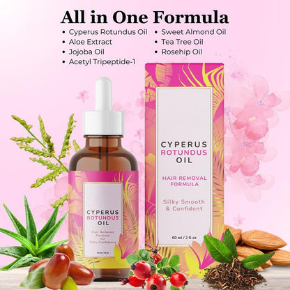 Cyperus Essential Oil Hair Removal Formula