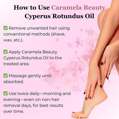 Cyperus Essential Oil Hair Removal Formula