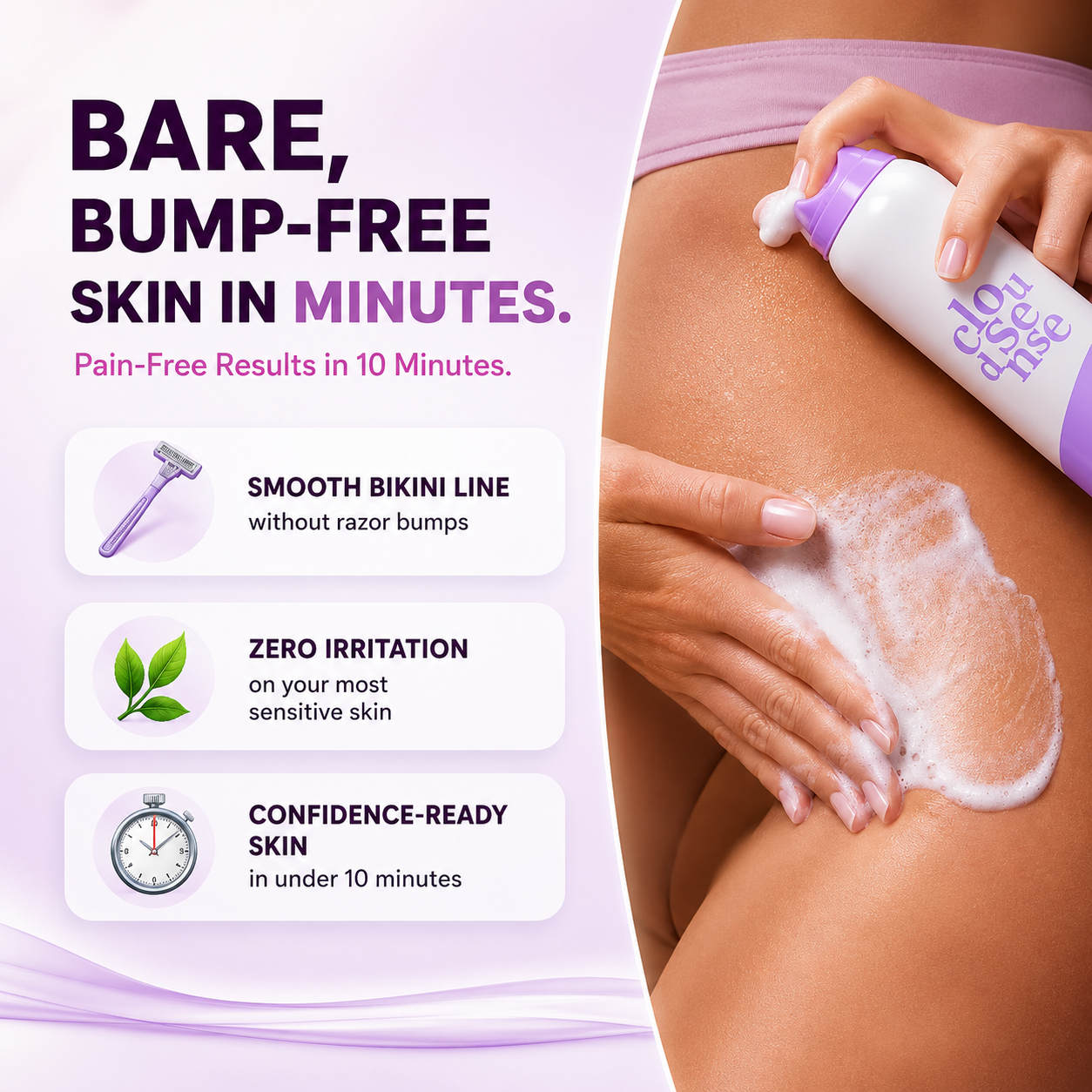 Pain-Free Bikini Hair Removal Cream