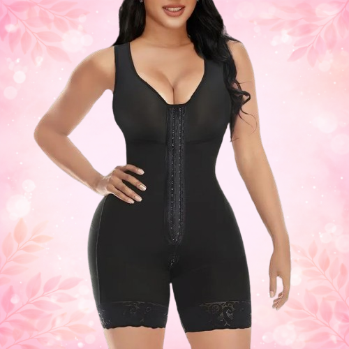 Fajas Colombianas Bodysuit with Zipper & Buckle