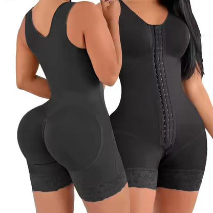 Fajas Colombianas Bodysuit with Zipper & Buckle